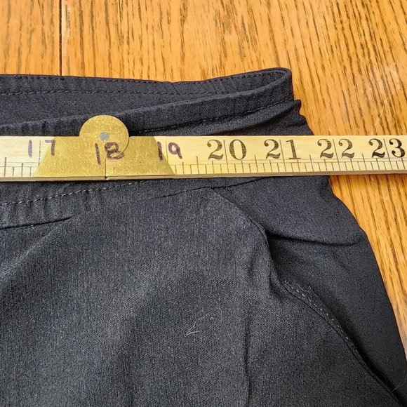 TORRID PLUS SIZE 22 BLACK DRESS PANTS, HOLE BY HOOK&EYE - Picture 3 of 8